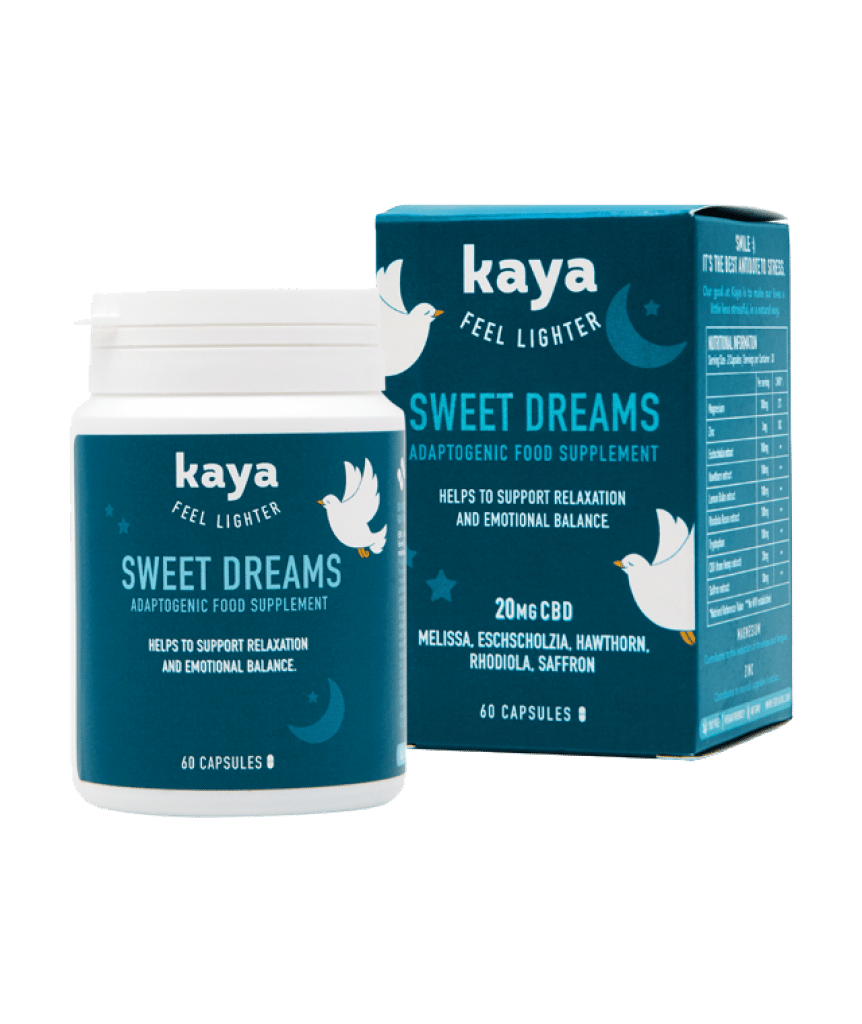Gélules de CBD Kaya pour mieux dormir